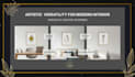 design exclusive botanical line art and luxury interior wall decor