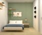 create modern bedroom interior design and realistic 3d rendering