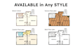 redraw floor plans for real estate agents, property managers