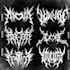 create trash extreme death metal logo