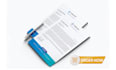 design professional letterhead in editable format