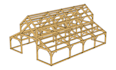 design custom pergola or timber frame shed