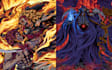 draw dark art anime t shirt design or merch