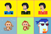 draw unique custom pixel art cryptopunk nft pixel art
