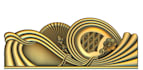 give 125 pcs 3d wood carving cots design