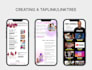 create and customize your unique taplink or linktree landing page for ins
