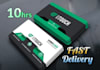 create 2 different business card design with print ready files