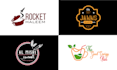 create attractive restaurant, fast food, cafe, takeaways and juice bar logo