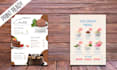 professional ice cream menu for your restaurant or cafe