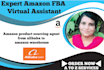 be expert amazon fba virtual assistant and amazon product sourcing expert