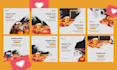 create instagram branding kit design