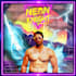 create a synthwave or retrowave album cover