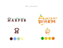 design artsy hand drawn and modern logo