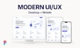 do responsive website UI UX design in figma and adobe xd