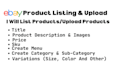 do ebay listing, ebay product listing, ebay seo listing, ebay lister