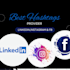 provide you best hashtags for your linkedin and instagram