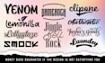 design typography hand lettering calligraphy text logo