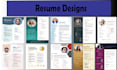 design or enhance your CV and resume in any language