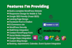 design redesign wordpress elementor website, blog site