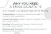create a clickable HTML email signature