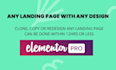 do squeeze page,home page,landing page,any wordpress website with elementor pro