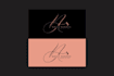creative initial artistic monogram and lettering logo