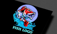 design modern and creative fish logo for you