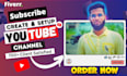 create and set up professional branding youtube channel and video SEO
