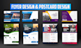design attractive urgent flyers, leaflets, and postcards within 08 hours