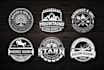 do a luxury vintage outdoor retro minimalist badge or sticker logo design