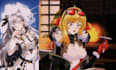 draw a retro 80s 90s anime illustration