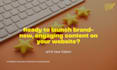write an SEO friendly blog post for your website