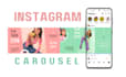 design attractive instagram carousel post