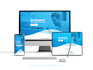 create professional app landing page website