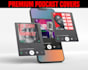 design a professional creative podcast cover or podcast artwork
