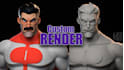 sculpt 3d heads for printing