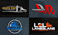 do transportation, trucking logistic and dispatching logo