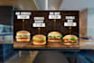 design restaurant static digital tv screen menu board