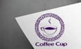 do modern different coffee cup logo design with source file