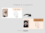 create a custom HTML or canva email signature