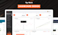 design modern dashboard UI UX for saas, CRM, or admin panel in figma