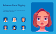 design and animate your character into video