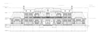 draft architectural and interior floor plan section elevation drawings