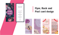 design fantastic and luxury flyer, rack and post card design