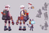 make a sci fi illustration for you