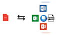 do converting jobs like word to PDF then etc