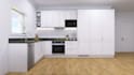 make a 3d kitchen design and rendering