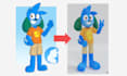 3d model your 2d character