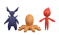 create a low poly 3d character model using blender