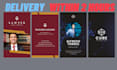 vertical business card design